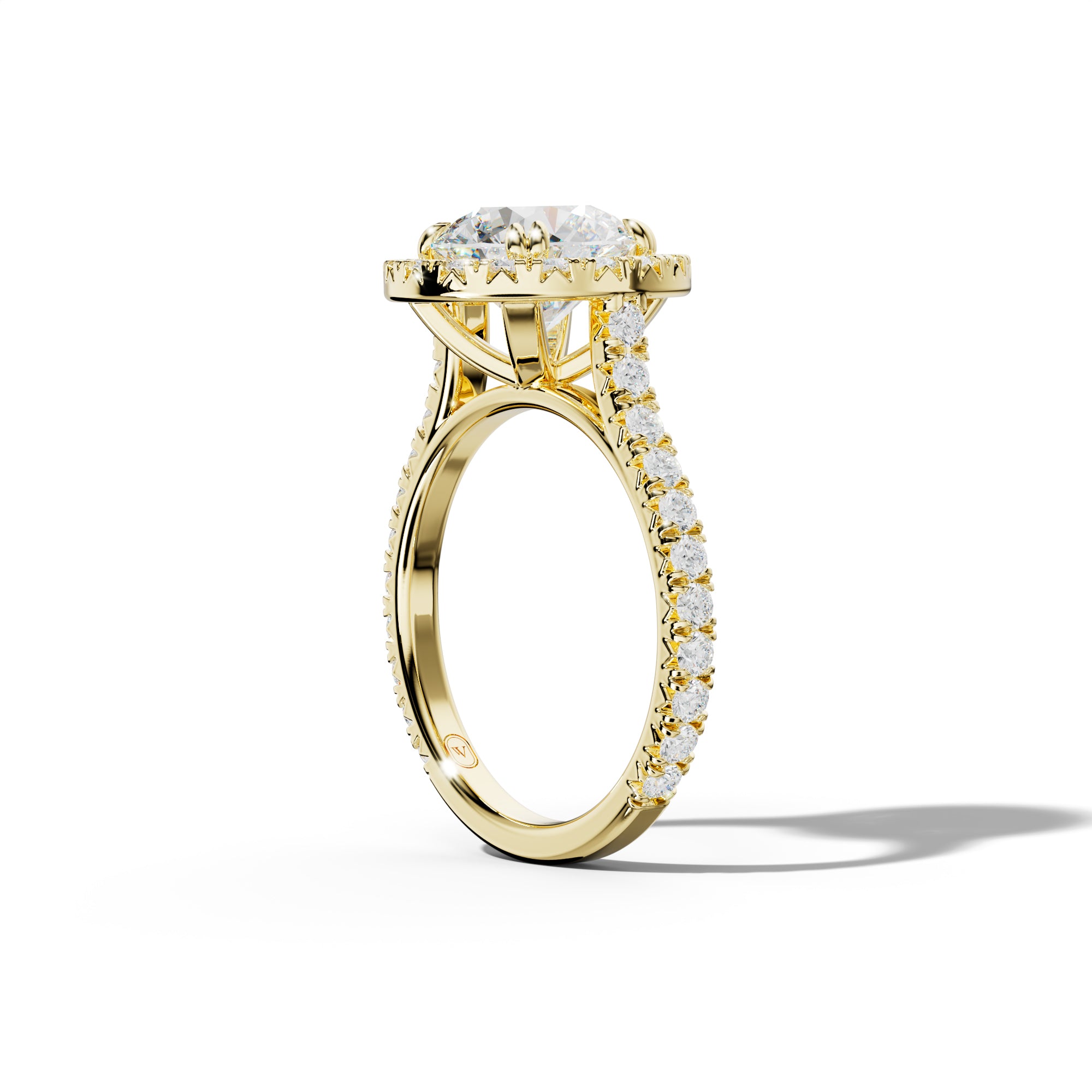 Adeline Round Diamond Engagement Ring